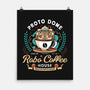 Proto Dome Robo Coffee Crest-None-Matte-Poster-LAGELANTEE