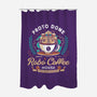 Proto Dome Robo Coffee Crest-None-Polyester-Shower Curtain-LAGELANTEE