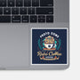 Proto Dome Robo Coffee Crest-None-Glossy-Sticker-LAGELANTEE
