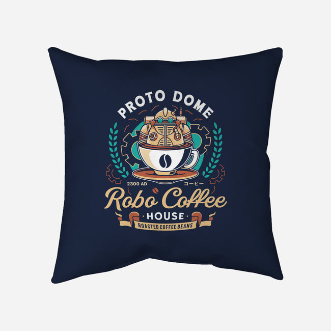 Proto Dome Robo Coffee Crest-None-Removable Cover w Insert-Throw Pillow-LAGELANTEE