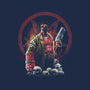 Painting Of The Half-Demon-Womens-Fitted-Tee-zascanauta