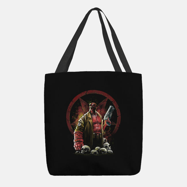 Painting Of The Half-Demon-None-Basic Tote-Bag-zascanauta