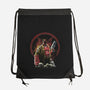 Painting Of The Half-Demon-None-Drawstring-Bag-zascanauta