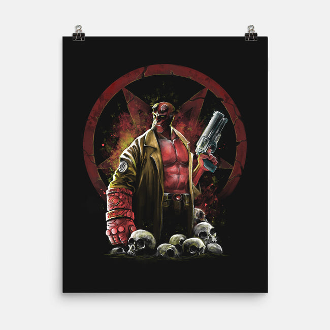 Painting Of The Half-Demon-None-Matte-Poster-zascanauta