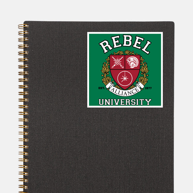 Rebel Alliance University-None-Glossy-Sticker-DrMonekers