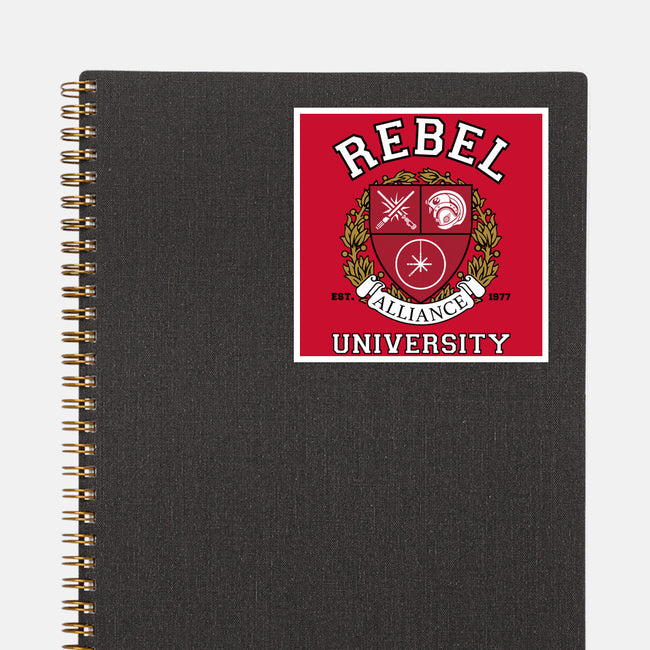 Rebel Alliance University-None-Glossy-Sticker-DrMonekers
