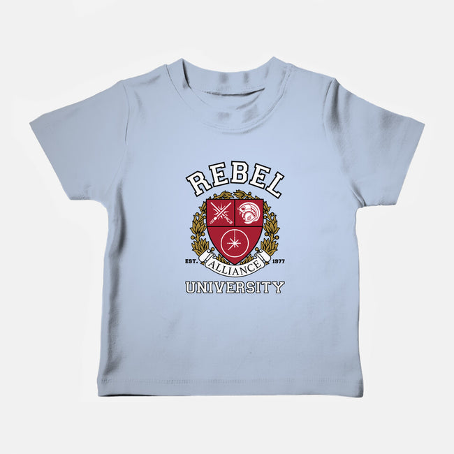 Rebel Alliance University-Baby-Basic-Tee-DrMonekers