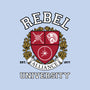 Rebel Alliance University-Mens-Basic-Tee-DrMonekers