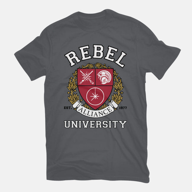 Rebel Alliance University-Mens-Basic-Tee-DrMonekers