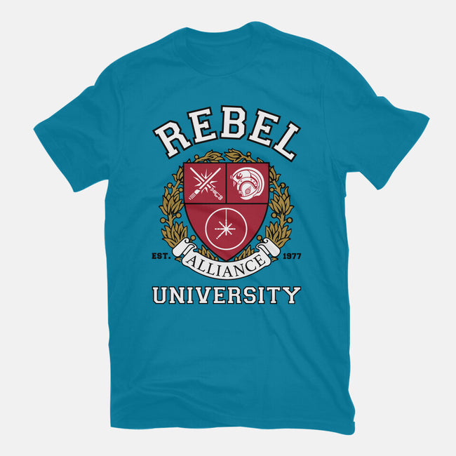 Rebel Alliance University-Mens-Basic-Tee-DrMonekers