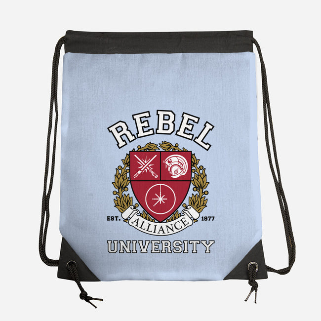 Rebel Alliance University-None-Drawstring-Bag-DrMonekers
