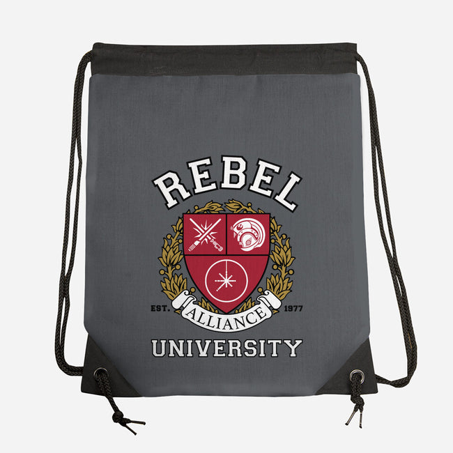 Rebel Alliance University-None-Drawstring-Bag-DrMonekers