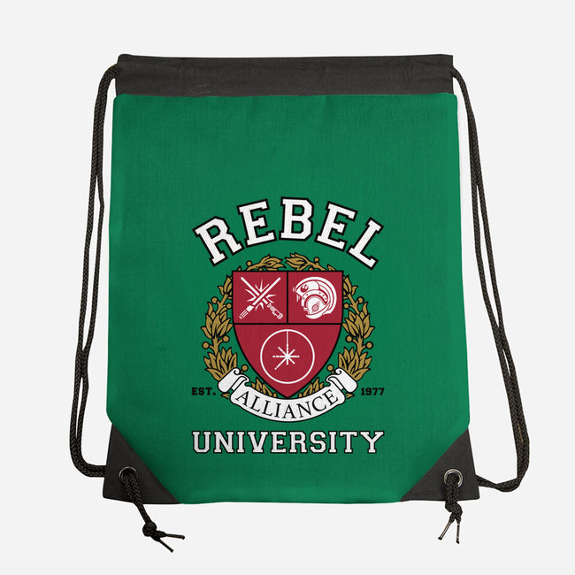 Rebel Alliance University-None-Drawstring-Bag-DrMonekers