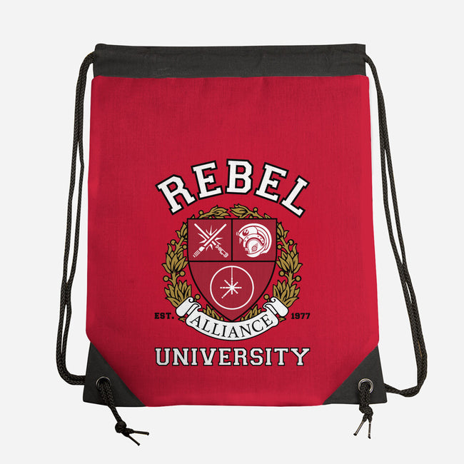 Rebel Alliance University-None-Drawstring-Bag-DrMonekers