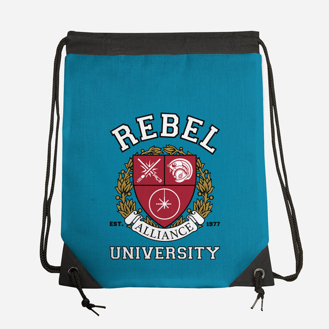 Rebel Alliance University-None-Drawstring-Bag-DrMonekers