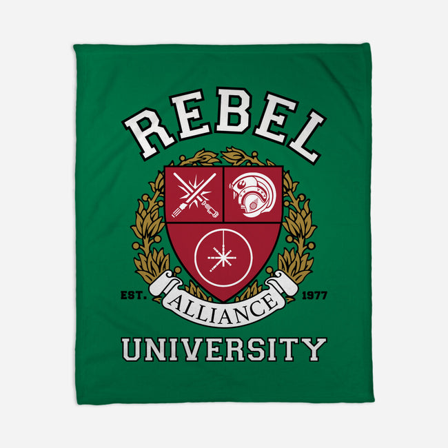 Rebel Alliance University-None-Fleece-Blanket-DrMonekers