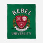 Rebel Alliance University-None-Fleece-Blanket-DrMonekers