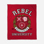 Rebel Alliance University-None-Fleece-Blanket-DrMonekers