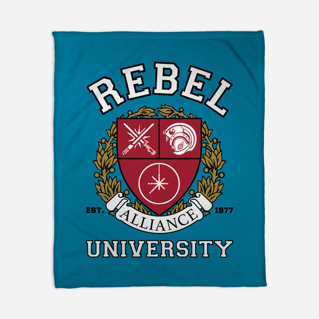 Rebel Alliance University-None-Fleece-Blanket-DrMonekers