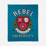 Rebel Alliance University-None-Fleece-Blanket-DrMonekers