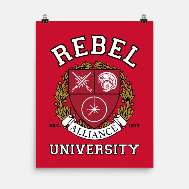 Rebel Alliance University-None-Matte-Poster-DrMonekers