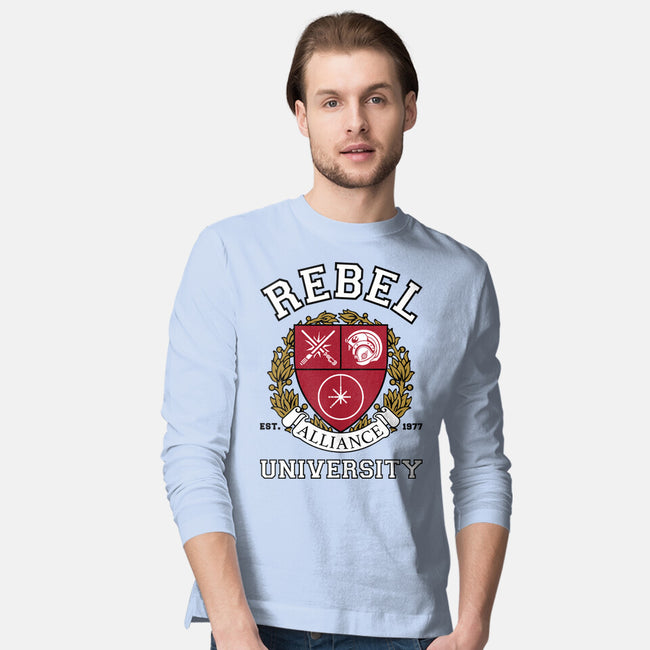 Rebel Alliance University-Mens-Long Sleeved-Tee-DrMonekers