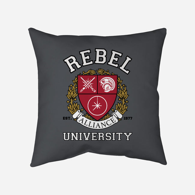 Rebel Alliance University-None-Removable Cover w Insert-Throw Pillow-DrMonekers
