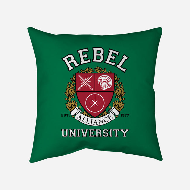 Rebel Alliance University-None-Removable Cover w Insert-Throw Pillow-DrMonekers