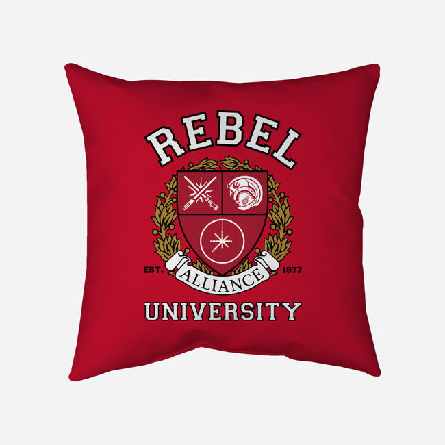 Rebel Alliance University-None-Removable Cover w Insert-Throw Pillow-DrMonekers