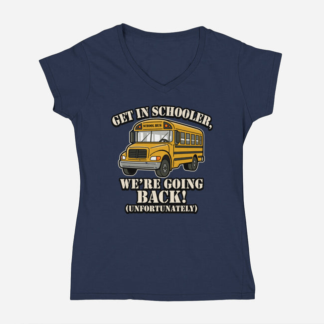 Get In Schooler-Womens-V-Neck-Tee-Boggs Nicolas