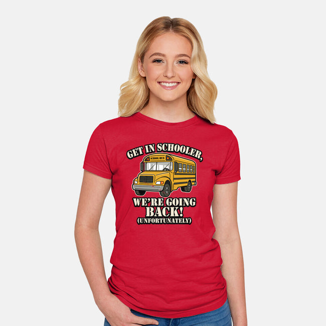Get In Schooler-Womens-Fitted-Tee-Boggs Nicolas