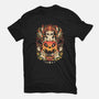 Spooky Cat Night-Womens-Fitted-Tee-eduely