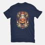 Spooky Cat Night-Mens-Basic-Tee-eduely