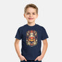 Spooky Cat Night-Youth-Basic-Tee-eduely