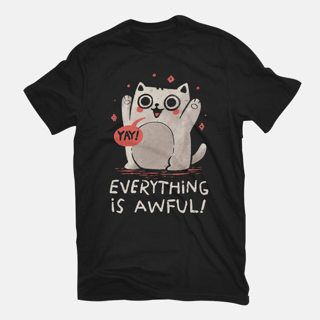 Everything Is Awful-Unisex-Basic-Tee-koalastudio