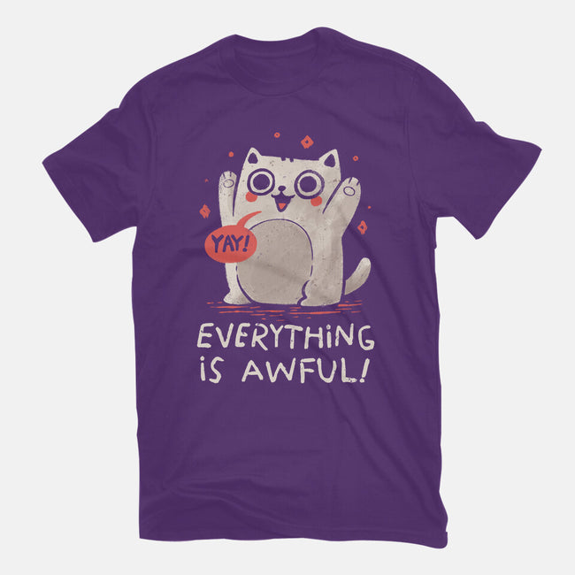 Everything Is Awful-Womens-Fitted-Tee-koalastudio