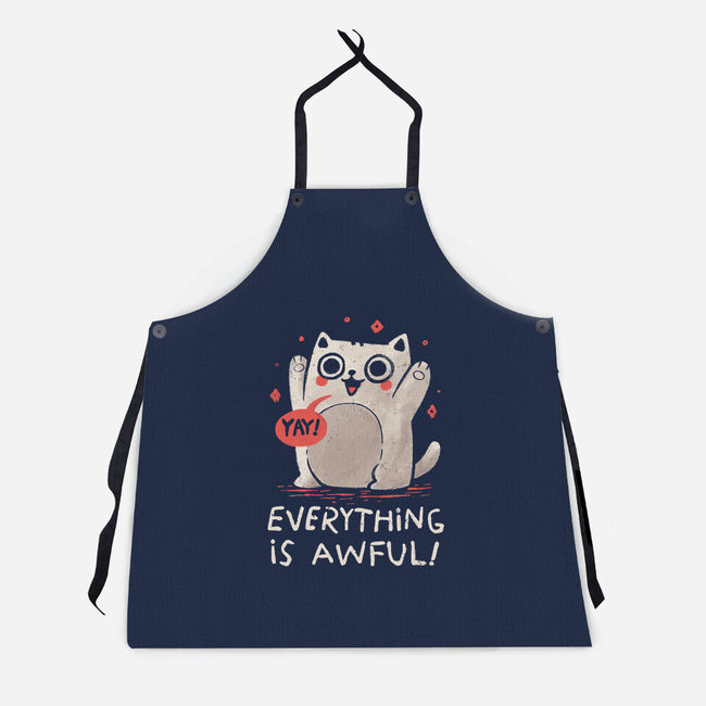 Everything Is Awful-Unisex-Kitchen-Apron-koalastudio