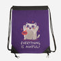 Everything Is Awful-None-Drawstring-Bag-koalastudio