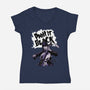Paint It Wednesday-Womens-V-Neck-Tee-goodidearyan