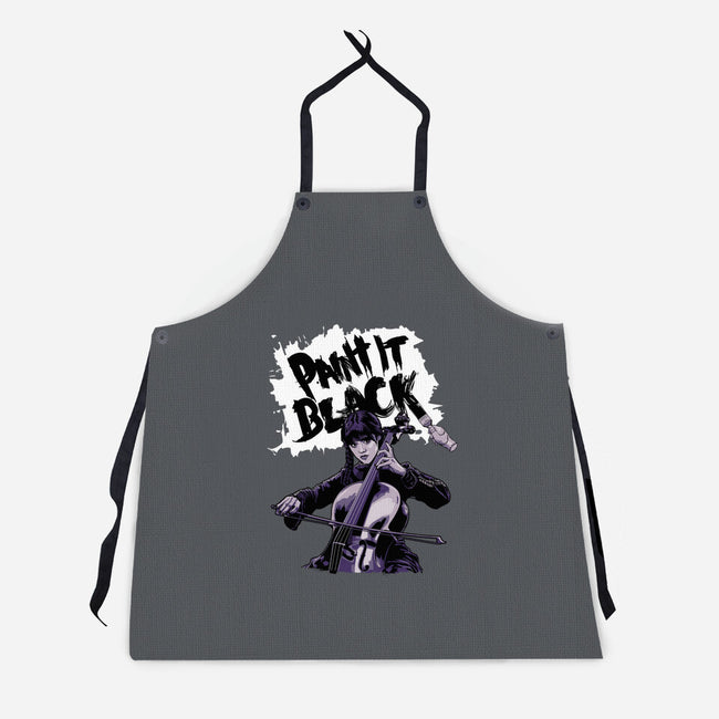 Paint It Wednesday-Unisex-Kitchen-Apron-goodidearyan
