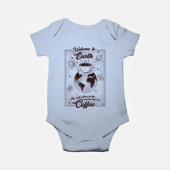 We Have Coffee-Baby-Basic-Onesie-Umberto Vicente