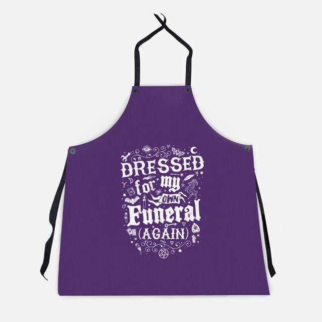 Dressed For My Own Funeral-Unisex-Kitchen-Apron-Nemons