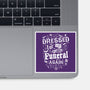 Dressed For My Own Funeral-None-Glossy-Sticker-Nemons