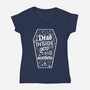 Dead Inside But Still Aesthetic-Womens-V-Neck-Tee-Nemons