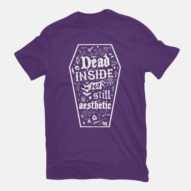 Dead Inside But Still Aesthetic-Mens-Basic-Tee-Nemons