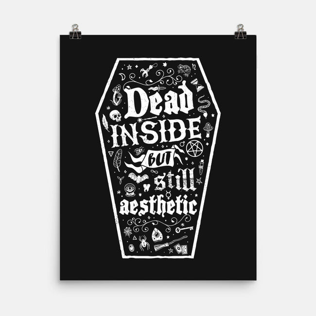 Dead Inside But Still Aesthetic-None-Matte-Poster-Nemons