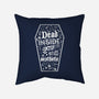 Dead Inside But Still Aesthetic-None-Removable Cover w Insert-Throw Pillow-Nemons