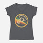 Gargantua-Womens-V-Neck-Tee-piercek26