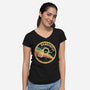 Gargantua-Womens-V-Neck-Tee-piercek26