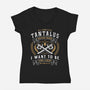Tantalus Theater Troupe Emblem-Womens-V-Neck-Tee-LAGELANTEE